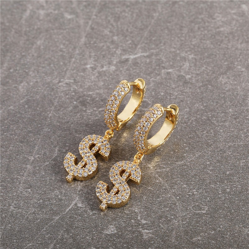 Money Ice Men's Studded Earring