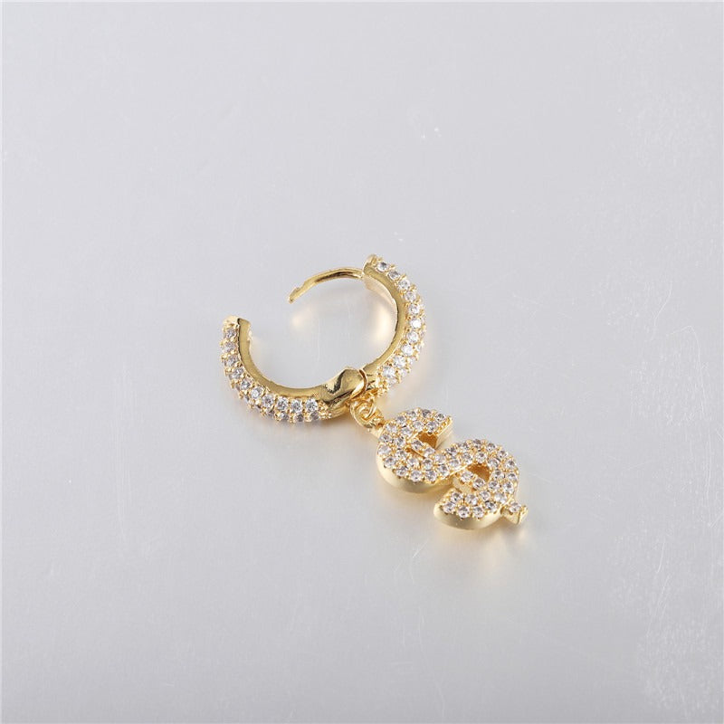 Money Ice Men's Studded Earring