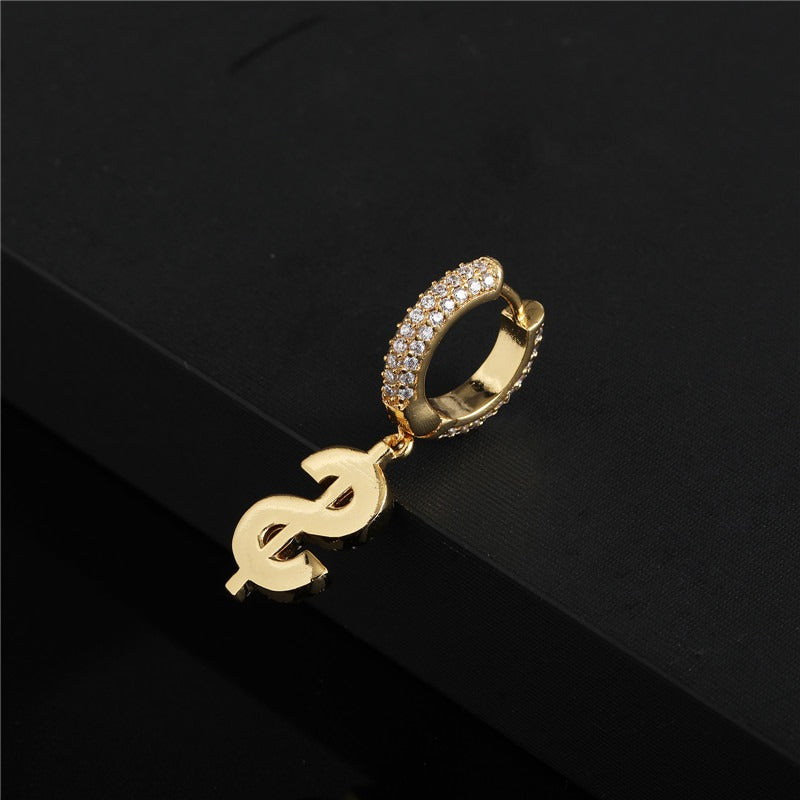 Money Ice Men's Studded Earring