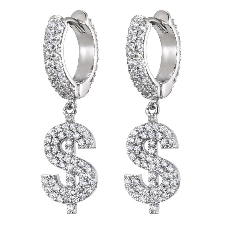 Money Ice Men's Studded Earring