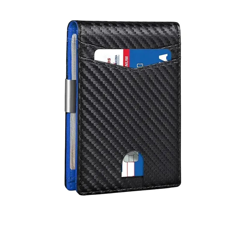 NFCBlocker Wallet - ANTI RFID Blocking Black Carbon Fiber
