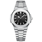 POEDAGAR Luxury Steel Watch