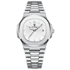 POEDAGAR Luxury Steel Watch