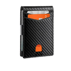 NFCBlocker Wallet - ANTI RFID Blocking Black Carbon Fiber