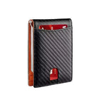 NFCBlocker Wallet - ANTI RFID Blocking Black Carbon Fiber