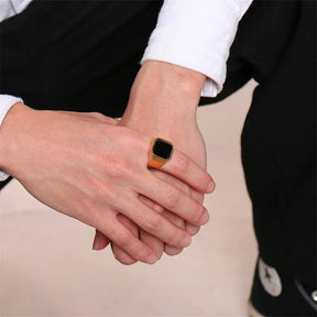 Men's Onyx Stone Ring