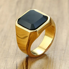 Men's Onyx Stone Ring