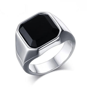Men's Onyx Stone Ring