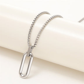 Men's Necklace with Minimalist Pendant