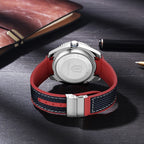 Men’s Waterproof Quartz Watch with Silicone Strap