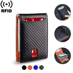 NFCBlocker Wallet - ANTI RFID Blocking Black Carbon Fiber