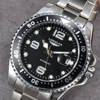LONGLUX AutoMaster – Men's Automatic Watch with Date & Steel Band