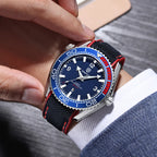 Men’s Waterproof Quartz Watch with Silicone Strap