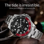 LONGLUX AutoMaster – Men's Automatic Watch with Date & Steel Band