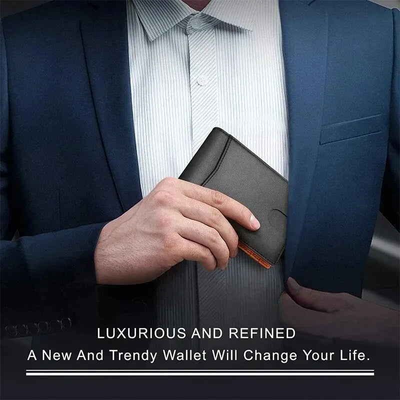 NFCBlocker Wallet - ANTI RFID Blocking Black Carbon Fiber
