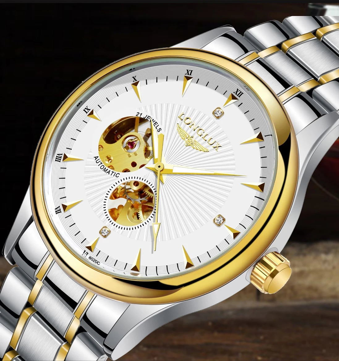 LONGLUX Skeleton Watch Automatic