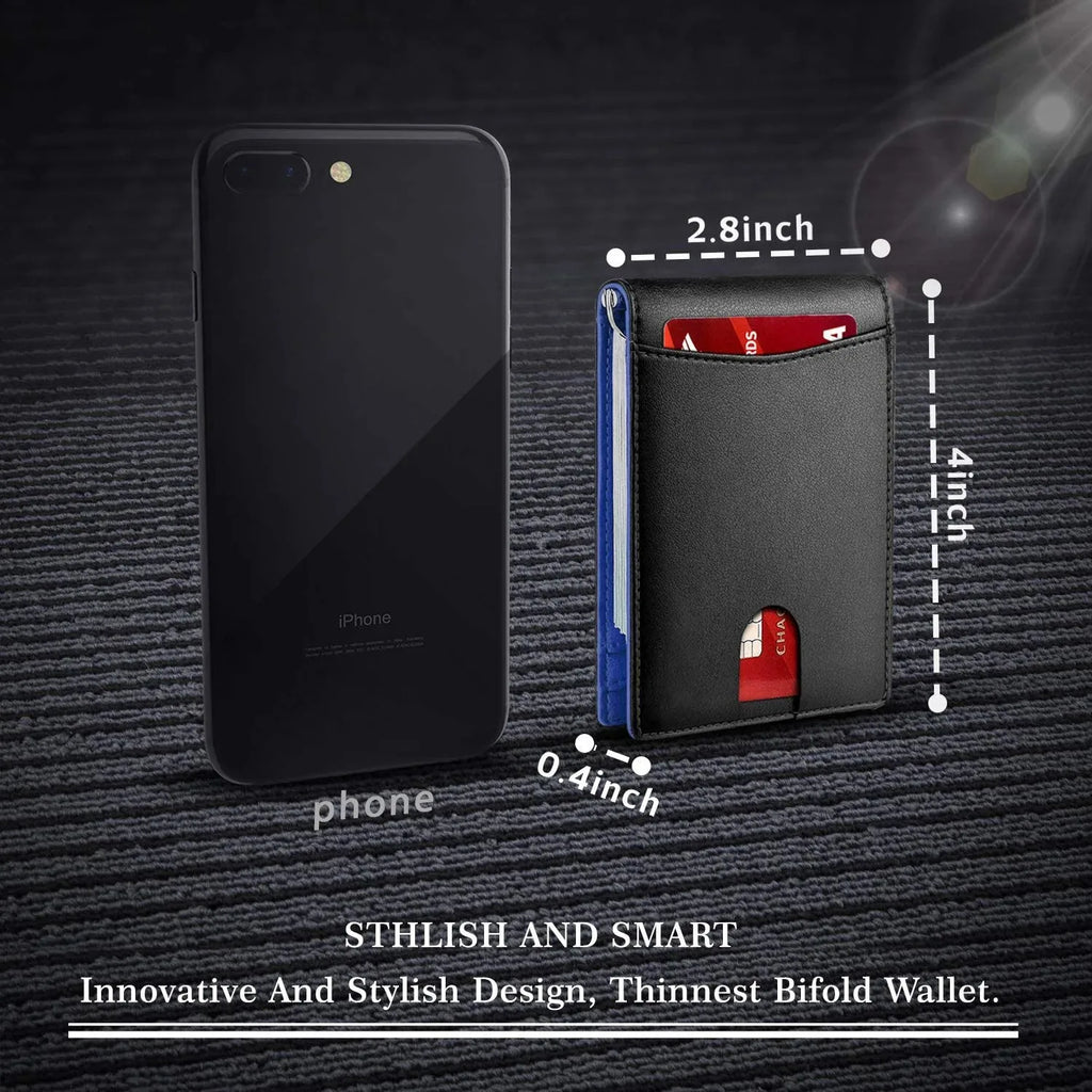 NFCBlocker Wallet - ANTI RFID Blocking Black Carbon Fiber