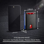 NFCBlocker Wallet - ANTI RFID Blocking Black Carbon Fiber