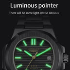 LONGLUX EliteDrive – Men's Luxury Automatic Watch with Calendar