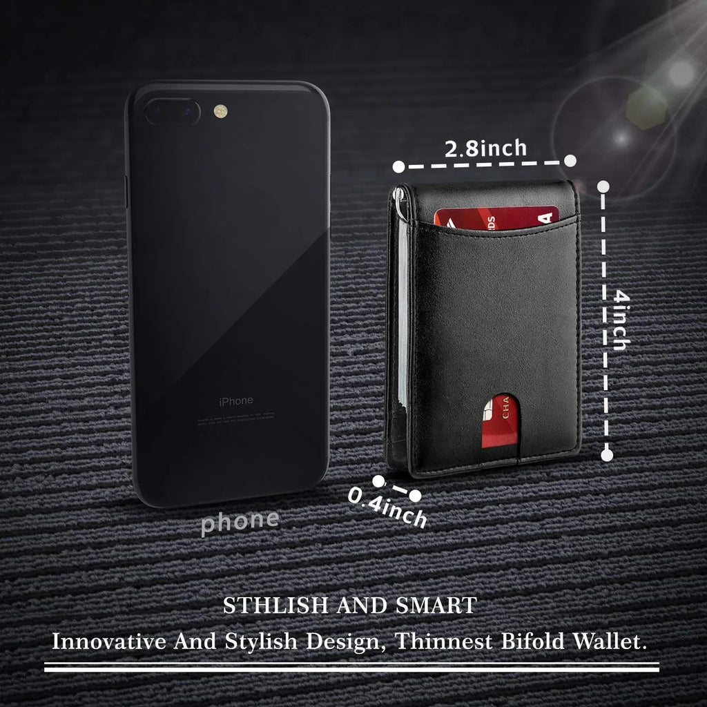 NFCBlocker Wallet - ANTI RFID Blocking Black Carbon Fiber