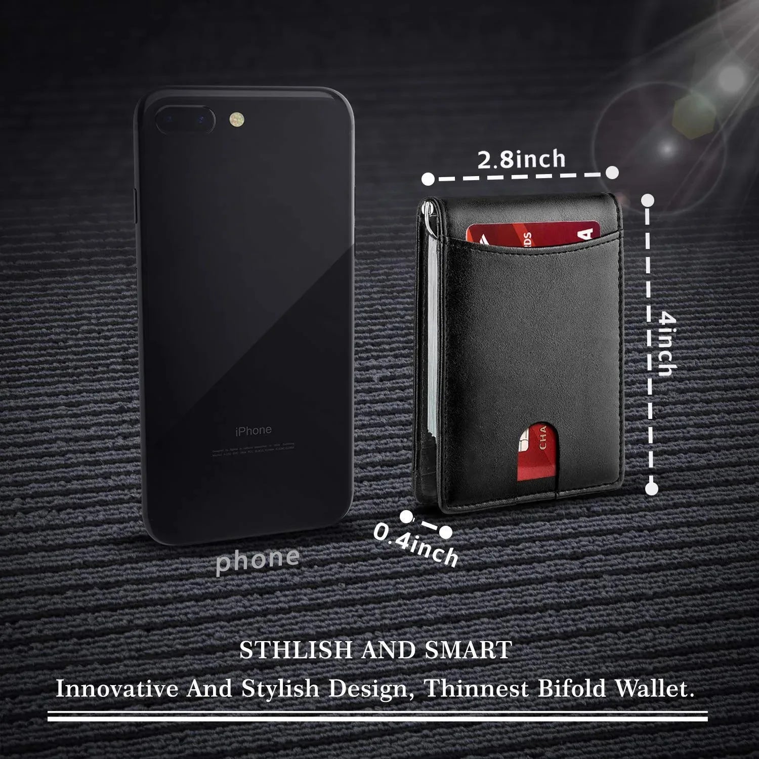 NFCBlocker Wallet - ANTI RFID Blocking Black Carbon Fiber