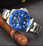 LONGLUX AutoMaster – Men's Automatic Watch with Date & Steel Band