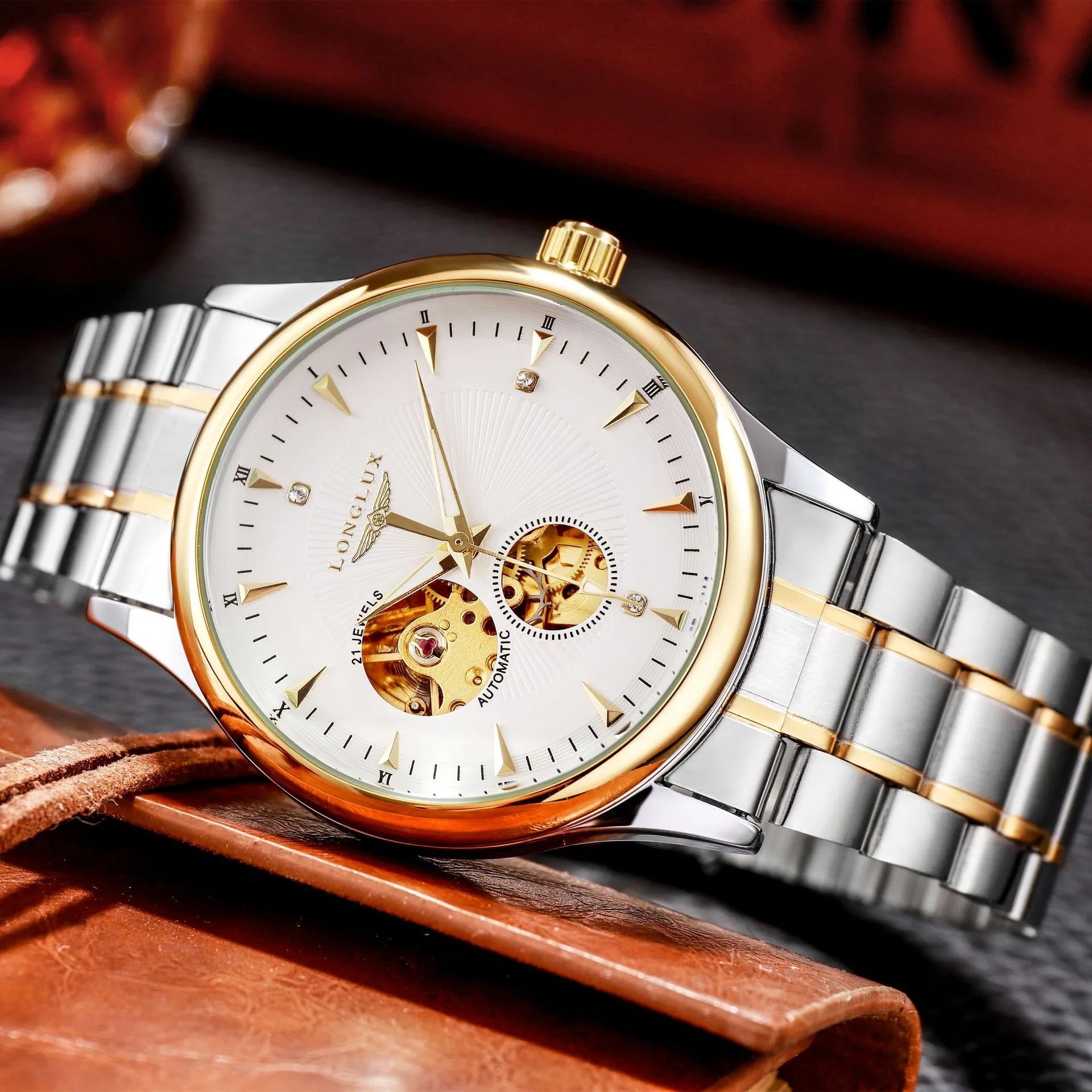 LONGLUX Skeleton Watch Automatic