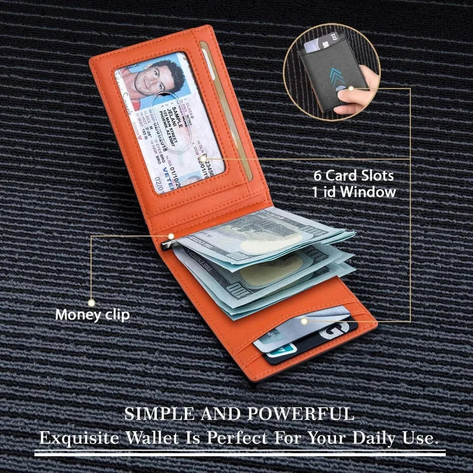 NFCBlocker Wallet - ANTI RFID Blocking Black Carbon Fiber