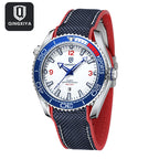 Men’s Waterproof Quartz Watch with Silicone Strap
