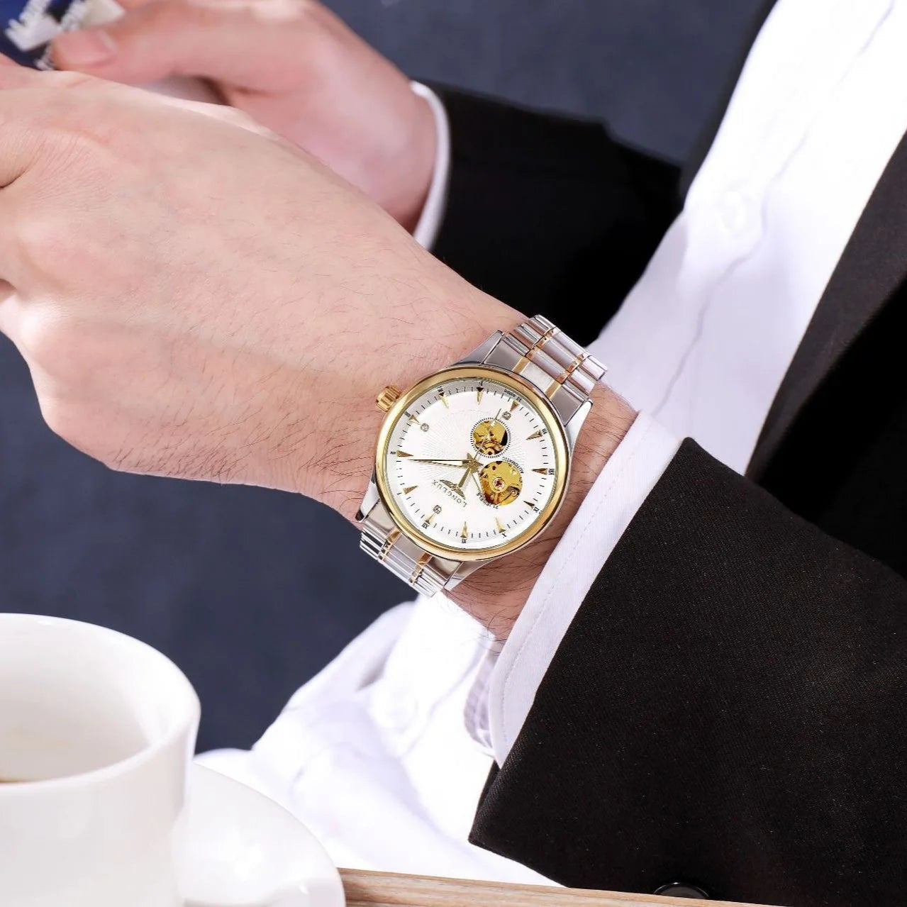 LONGLUX Skeleton Watch Automatic