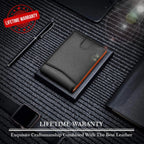 NFCBlocker Wallet - ANTI RFID Blocking Black Carbon Fiber